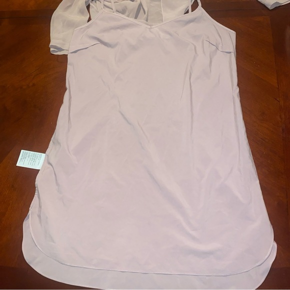 Chic Pink Sheer Dress Club Monaco Silk Pink 6 - Picture 9 of 12